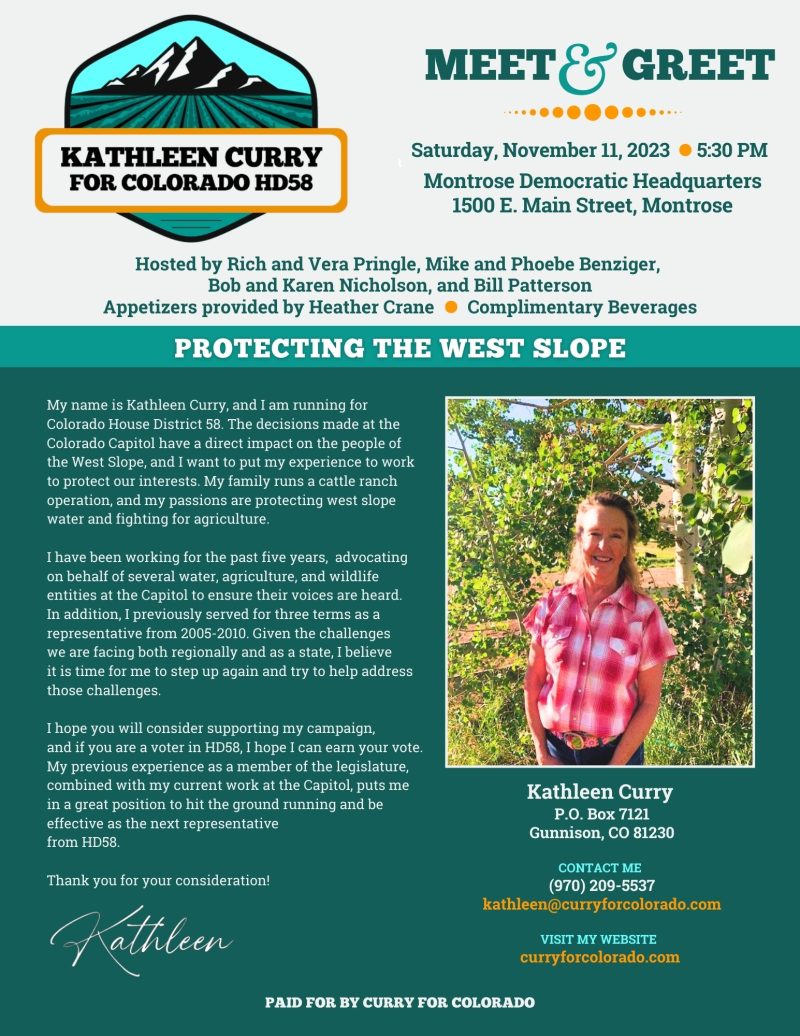 Meet & Greet | November 11, 2023 | MCDP Headquarters in Montrose