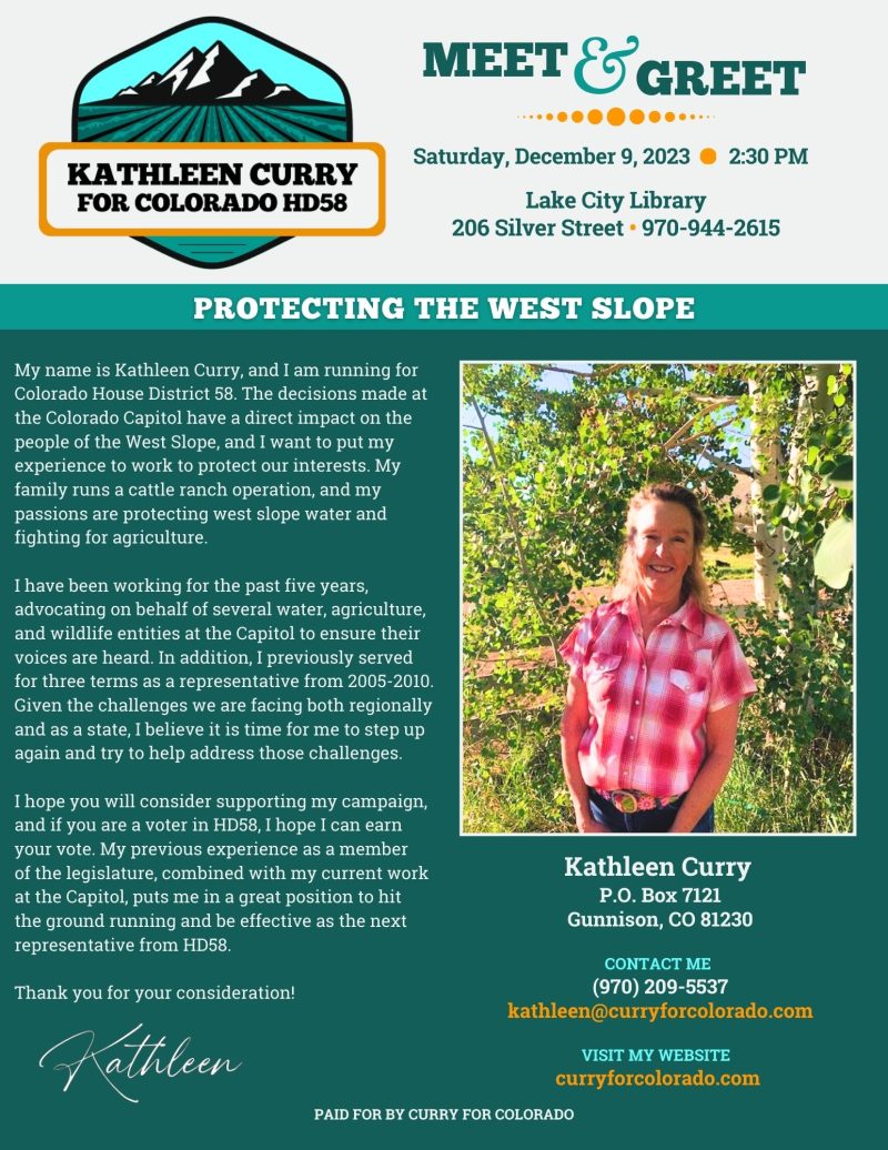 Meet & Greet | December 9, 2023 | Lake City Public Library