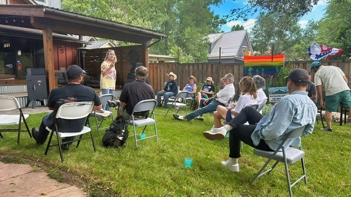A nice Sunday afternoon in Paonia where Kathleen got to interact with local constituents. They had many questions regarding their concerns with the changing climate and the future of water and ranching in the North Fork Valley.
