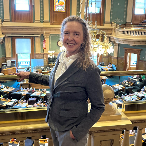 Kathleen Curry at the Colorado Capitol